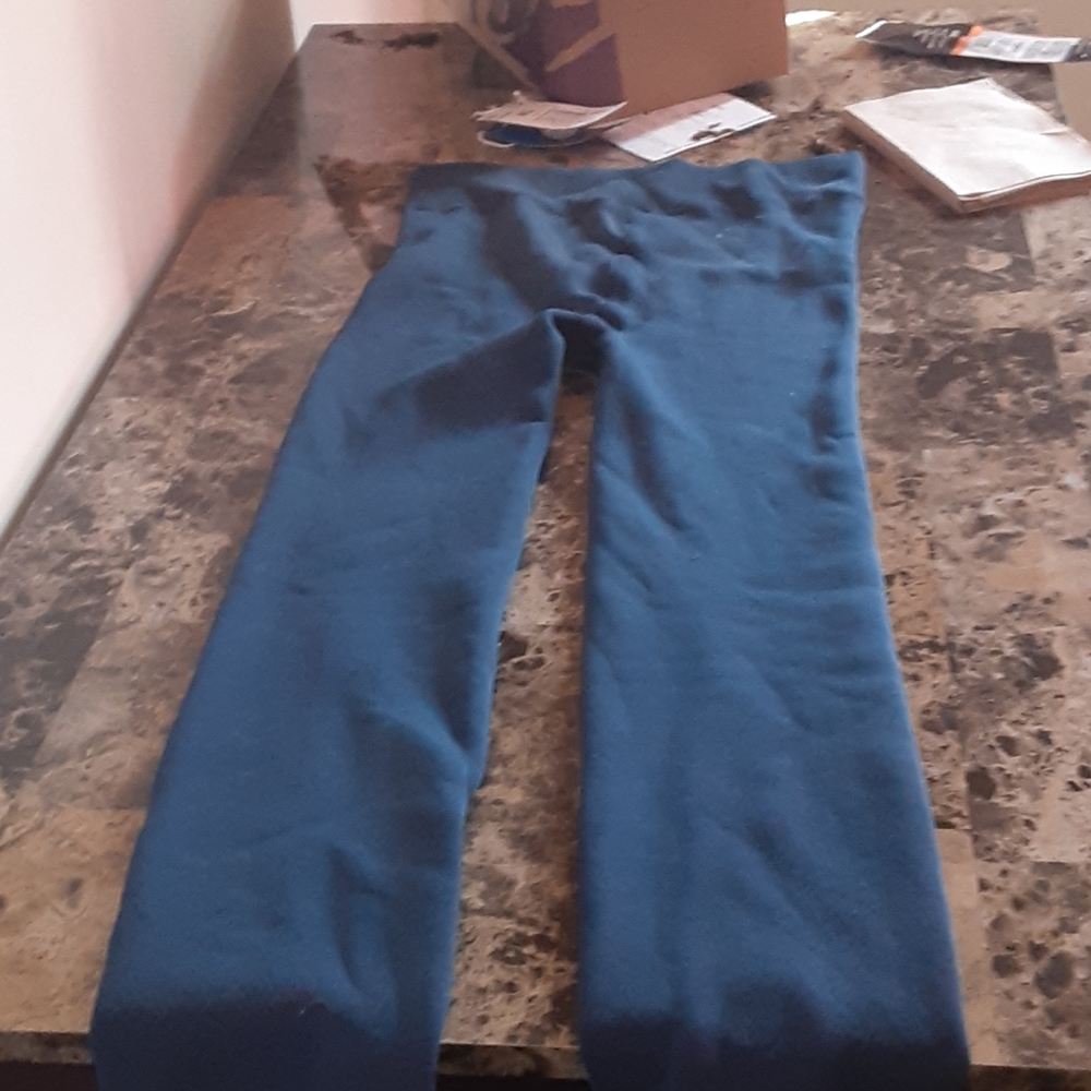 Blue leggings